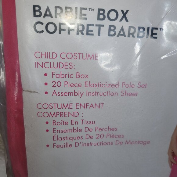 Barbie Child's Superstar Pink Box Costume! - Picture 3 of 13